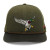CANVAS MALLARD DRAKE DUCK HAT W/WAX CLOTH VISOR