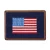 SMATHERS & BRANSON AMERICAN FLAG CARD WALLET SMABRA-FLAGCARDWALLET