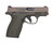 SMITH AND WESSON S&W Bodyguard 2.0 .380 Auto 10 + 1/12 + 1 Capacity, 2.75 " Barrel Od Green/FDE - 14439 SNW-14439