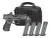 SPRINGFIELD ARMORY Springfield Armory Gear Pac Echelon 4.0C Handgun 9mm Luger 15rd(1) & 18rd(3) Magazines 4" Barrel Black/White Sights Green Dot & Bag SPRING-EC9409B-PAC