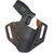 VERSACARRY REV201 BELT HOLSTER OWB RH FOR S&W J-FRAME/RUGGER LCR PISTOL BROWN/BLACK