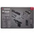 TEKMAT TEKMAT SIG P365 STAIN RESISTANT 11INX17IN GREY TEK-R17-SIGP365