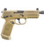 FN AMERICA FN Pistol FNX-45T 45acp 5.3" Pistol FDE & 5 15rd Magazine Bundle - 66-101634 FN-66-101634