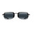 MAUI JIM MAUI JIM SANDY BEACH RIMLESS GLOSS BLACK-NEUTRAL GREY POLARIZED MAUI-408-02