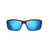 MAUI JIM MAUI JIM KANAIO MATTE TRANSLUCENT BLUE BLACK W/STRIPE-BLUE HAWAII POLARIZED MAUI-B766-08C
