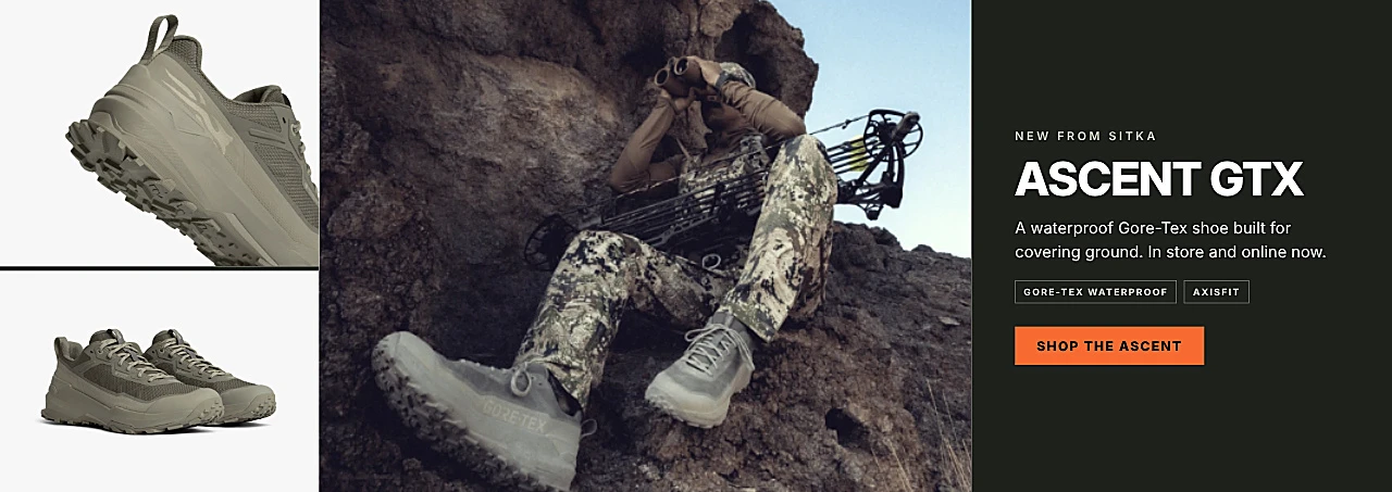 Sitka Gear Ascent shoes promotion