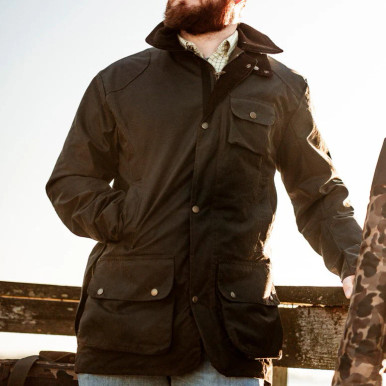 KNOTTS ISLAND WAXED SPORTSMAN JACKET