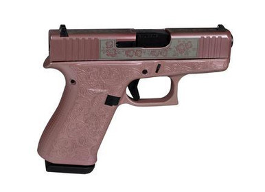 rose pink様 カスタム❁︎オーダー・リクエスト GLOCK 43X GLOCK & ROSES CUSTOM 9MM PISTOL SEMI-AUTO 3.41IN PINK 2