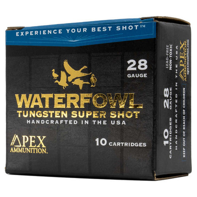 APEX Z28 WATERFOWL TSS 28GA SHOTGUN AMMO 2 3/4IN 8# 3/4OZ 10RDS