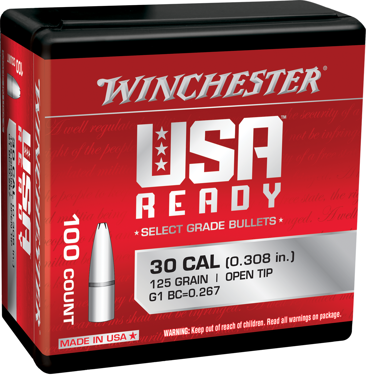 Winchester .308 Winchester 125gr – 100rd
