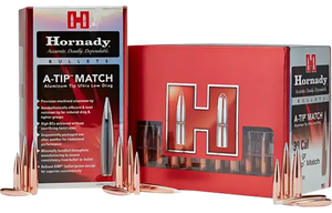 Hornady A-tip, Horn 33389  Bull .338 300 Atip Match        100/10
