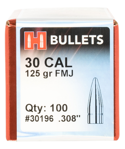 Hornady Fmj, Horn 30196 Bull .308 125 Fmj 100/25 Hornady Fmj, Horn 30196 Bull .308 125 Fmj 100/25