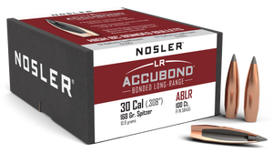 Nosler Accubond, Nos 58455 Accubond Lr .308 168 Sp 100 Nosler Accubond, Nos 58455 Accubond Lr .308 168 Sp 100