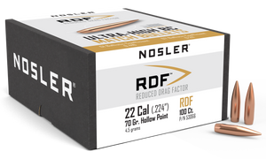 Nosler Rdf, Nos 53066 Rdf Match .224   70 Hpbt  100