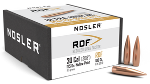 Nosler Rdf, Nos 53170 Rdf Match .308 175 Hpbt 100 Nosler Rdf, Nos 53170 Rdf Match .308 175 Hpbt 100