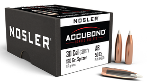 Nosler Accubond, Nos 54825 Accubond 308 180 Sptzr 50 Nosler Accubond, Nos 54825 Accubond 308 180 Sptzr 50