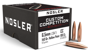Nosler Custom, Nos 26725 Cust Comp 264 140 Hpbt 100 Nosler Custom, Nos 26725 Cust Comp 264 140 Hpbt 100