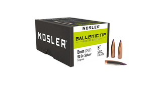 Nosler Ballistic Tip, Nos 24090 Blstc Hnt 6mm 90 Sptzr 50 Nosler Ballistic Tip, Nos 24090 Blstc Hnt 6mm 90 Sptzr 50