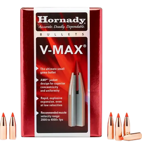 Hornady V-max, Horn 22601 Bull 6.5mm 95 Vmax 100/25 Hornady V-max, Horn 22601 Bull 6.5mm 95 Vmax 100/25