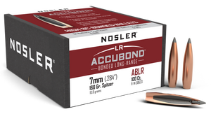 Nosler Accubond, Nos 58623 Accubond Lr .284 168 Sp 100 Nosler Accubond, Nos 58623 Accubond Lr .284 168 Sp 100