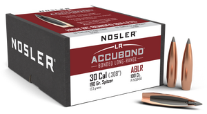Nosler Accubond, Nos 58456 Accubond Lr .308 190 Sp 100 Nosler Accubond, Nos 58456 Accubond Lr .308 190 Sp 100