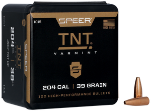 Speer Ammo Tnt, Speer 1015 Bull .204 39 Tnthp 100/5 Speer Ammo Tnt, Speer 1015 Bull .204 39 Tnthp 100/5
