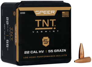 Speer Ammo Tnt, Speer 1032 Bull .224 55 Tnthp 100/5 Speer Ammo Tnt, Speer 1032 Bull .224 55 Tnthp 100/5