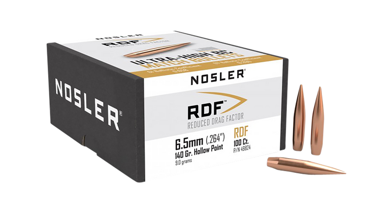 Nosler Rdf, Nos 49824 Rdf Match .264  140 Hpbt  100