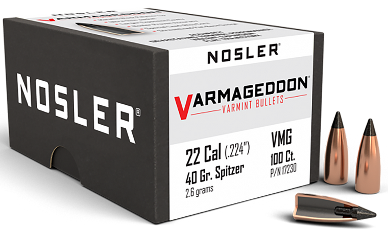Nosler Varmageddon, Nos 17230 Varmageddon 22    40 Fbt  100