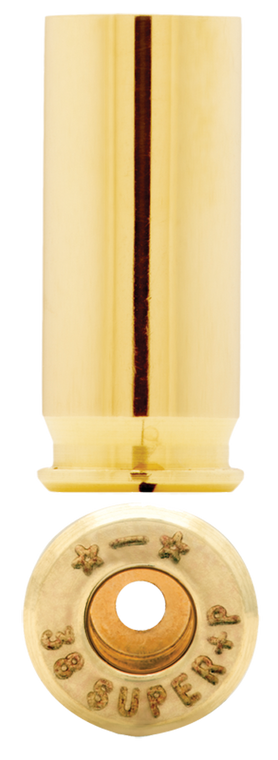 Starline Brass Unprimed Cases, Star 38sup+peup-100      Unp Brass 38 Super Auto+p