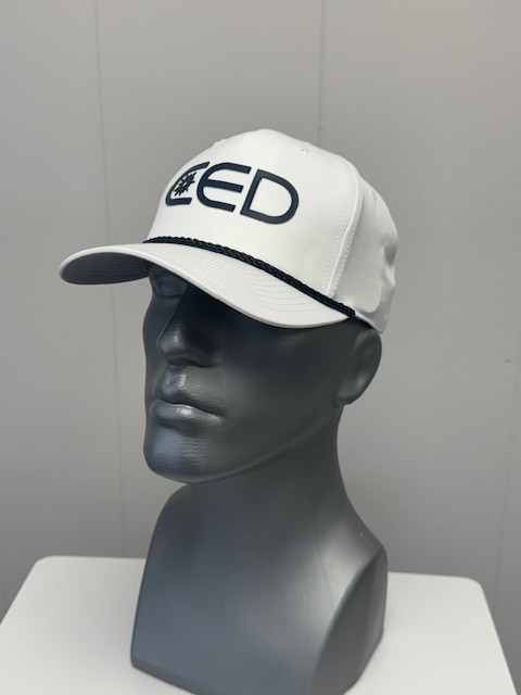 CED Richardson 258 White/Navy Rope Hat