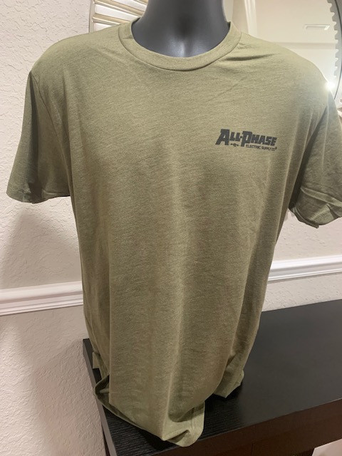 All-Phase Military Green Flag Shirt