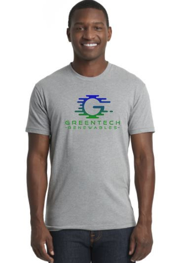 Greentech Renewables Next Level T-Shirt 2 Color Grey