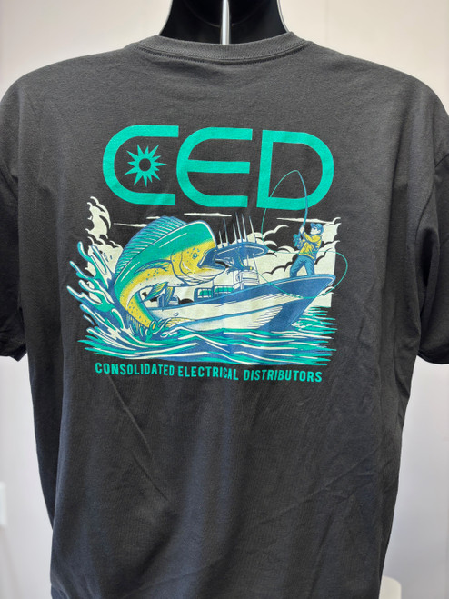 CED Next Level Black Saltwater Series T-shirt