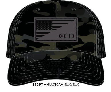 CED Richardson Tactical Multicam Flag Patch Hat