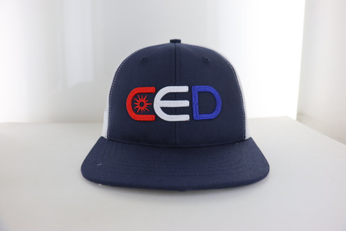 CED Navy/White USA Made Trucker