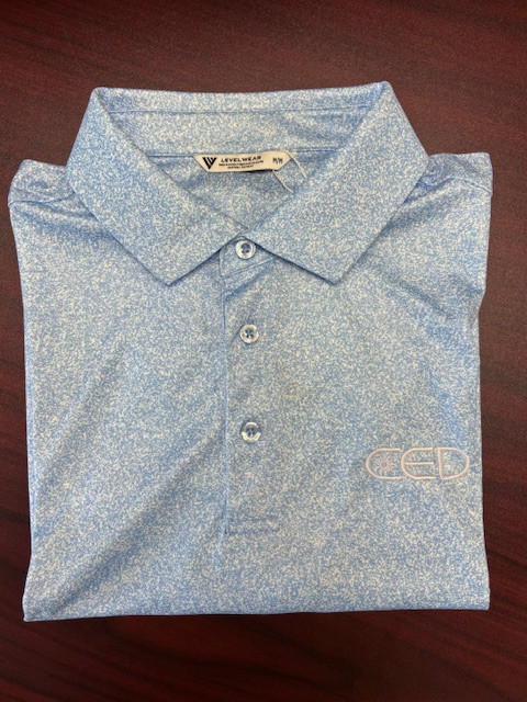 CED Levelwear Ice Speckle Performance Polo