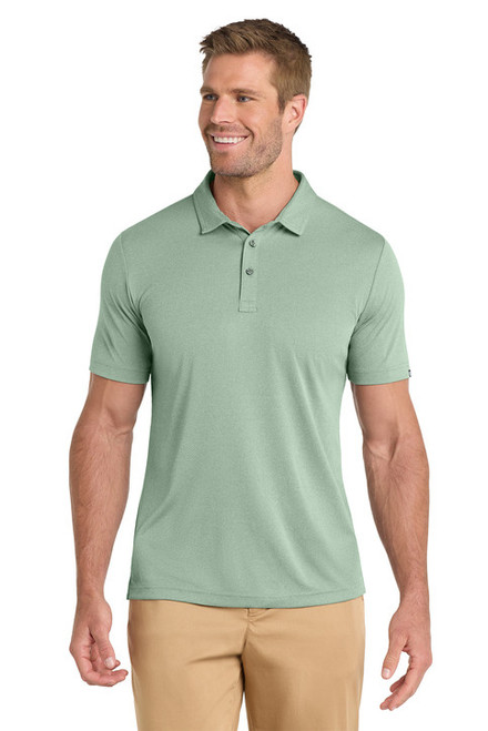CED Travis Mathew Beryl Green Heather Coto Performance Polo