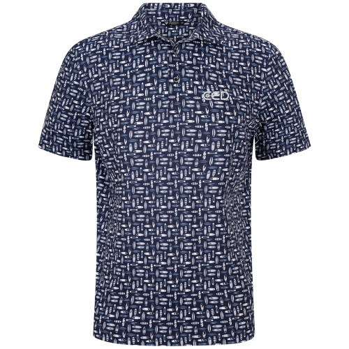 CED Levelwear Surfside Navy Performance Polo