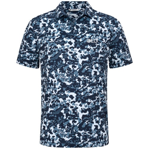 CED Levelwear Blue Heaven Camo Performance Polo
