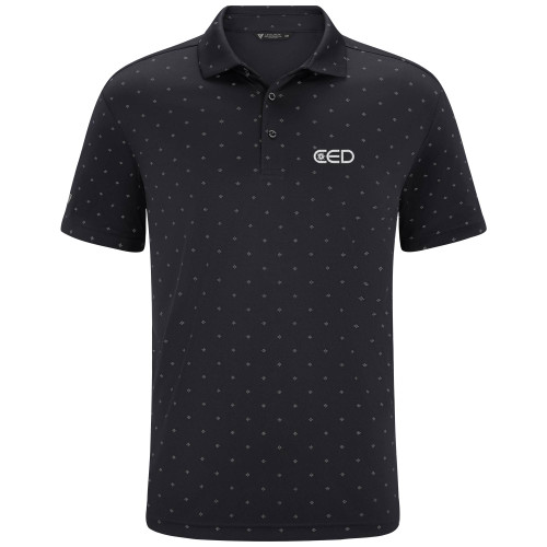 CED Levelwear Black Inlay Performance Polo