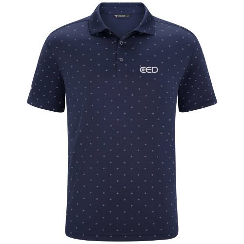 CED Levelwear Navy Inlay Performance Polo