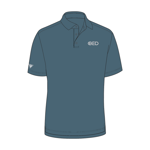 CED Levelwear Original Blue Fushion Performance Polo