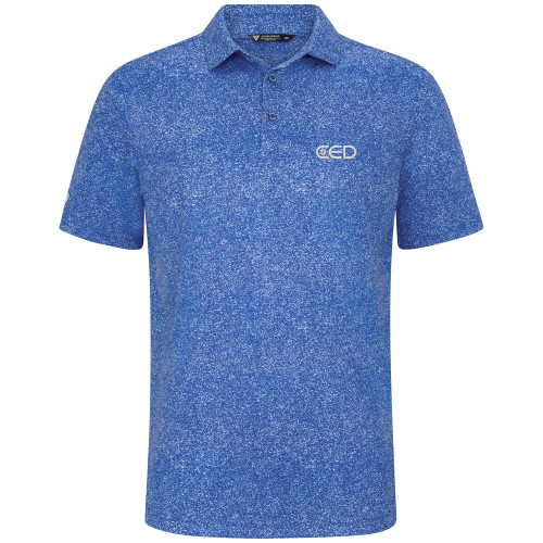 CED Levelwear Royal Speckle Performance Polo