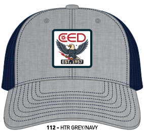 CED Richardson 112 Split Heather Grey/Navy Trucker