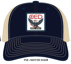 CED Richardson 112 Split Navy/DARK Khaki Trucker