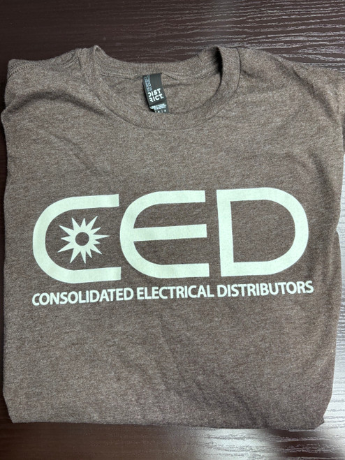 CED District Brown Heather Vintage Print T-shirt
