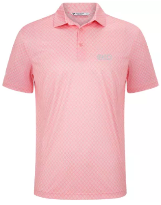 CED Levelwear Sapphire Mauve Pink Performance Polo