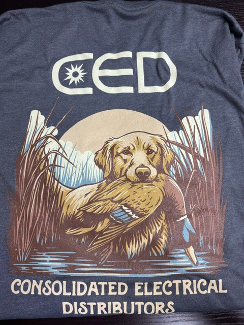 CED Next Level Heavy Metal Duck Dog Long sleeve T-Shirt