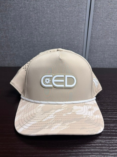 CED Branded Bills Desert Camo Performance Rope Hat